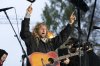 Christian musician Sean Feucht of California sings to the crowd during a rally at the National Mall in Washington, Sunday, Oct. 25, 2020. THE CANADIAN PRESS/AP-Jose Luis Magana