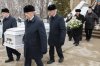 Pallbearers carry the casket of seven-year-old Mariia Legenkovska from the church following her funeral in Montreal, Wednesday, Dec. 21, 2022. Mariia Legenkovska, whose family moved to Montreal this year to flee the Russian invasion, was killed while walking to school with her brother and sister on Dec. 13 by a driver who didn't stop to assist her. THE CANADIAN PRESS/Graham Hughes