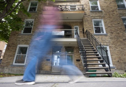 An economist at Capital Economics says the federal budget's plan to tamp down on temporary residents would discourage new rental apartment construction. A rental sign is seen outside an apartment in Montreal on Thursday, June 26, 2025. THE CANADIAN PRESS/Christinne Muschi