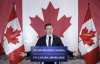 Conservative leader Pierre Poilievre gestures as he speaks at a news conference in Calgary, on Wednesday, Nov. 12, 2025. THE CANADIAN PRESS/Jeff McIntosh