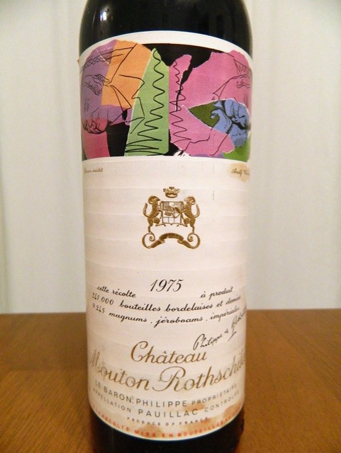 I took this photo of the unicorn wine when I first wrote about it in Uncorked in 2011. The label design and label artist changes every year; for 1975 it was Andy Warhol, which just makes it that much cooler. (Ben Sigurdson / Free Press)