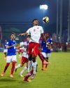 Canadian forward Marius Aiyenero (9) is shown on the ball in Canada's scoreless draw with France, in Group K play at the FIFA U-17 World Cup, at the Aspire Zone complex in Doha, Qatar, on Saturday, Nov. 8, 2025, in this handout photo. THE CANADIAN PRESS/Handout - Canada Soccer (Mandatory Credit)