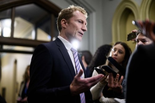 Minister of Canadian Identity and Culture Marc Miller speaks to reporters ahead of a cabinet meeting on Parliament Hill in Ottawa on Tuesday, Dec. 2, 2025. THE CANADIAN PRESS/Spencer Colby