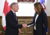 Prime Minister Mark Carney, left, meets with Alberta Premier Danielle Smith in Calgary, Thursday, Nov. 27, 2025. THE CANADIAN PRESS/Jeff McIntosh