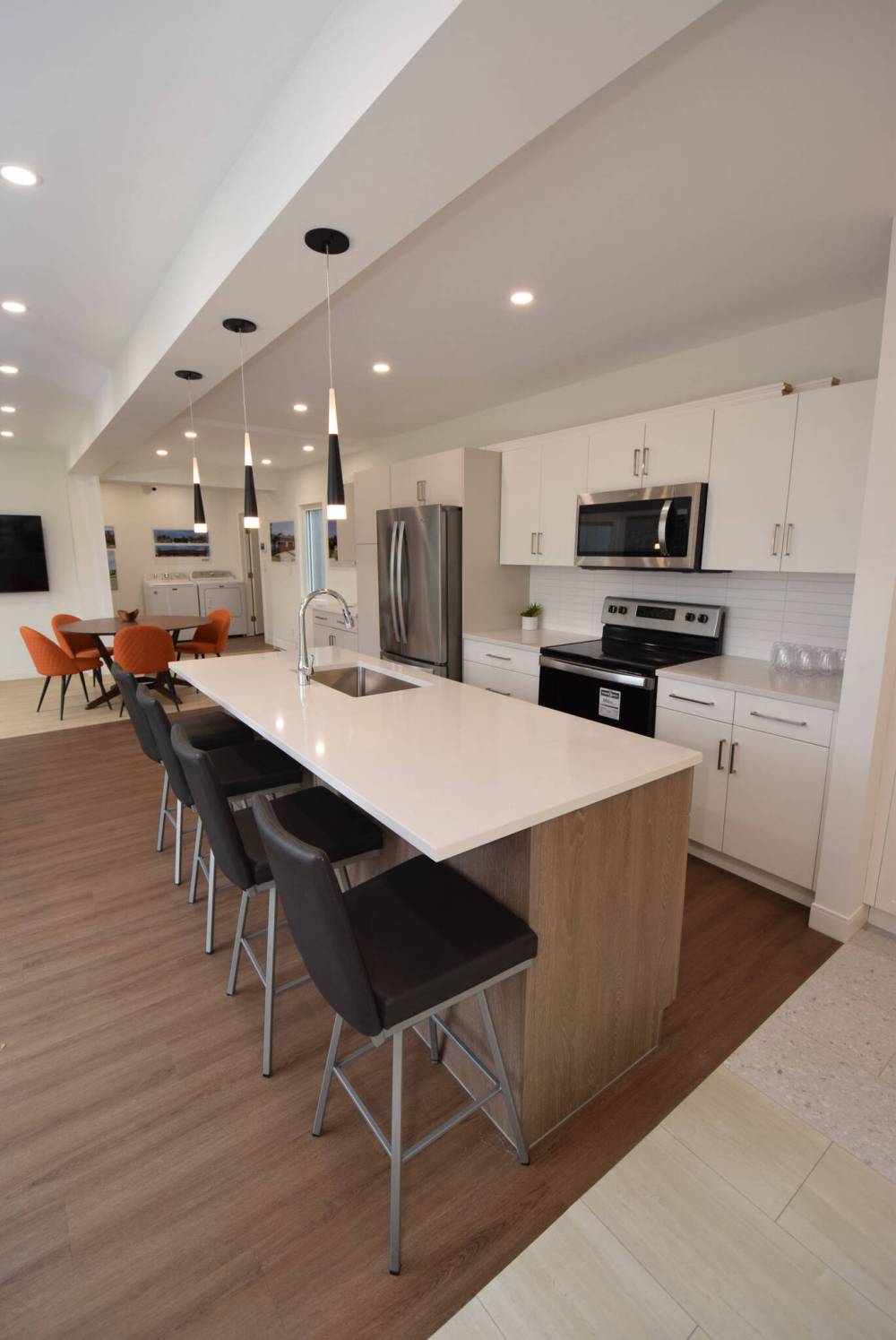 Todd Lewys / Free Press
                                The island kitchens in bungalow- and townhome-style condominiums in Glendale Estates’ infill project in Westwood will offer a great blend of style and utility.