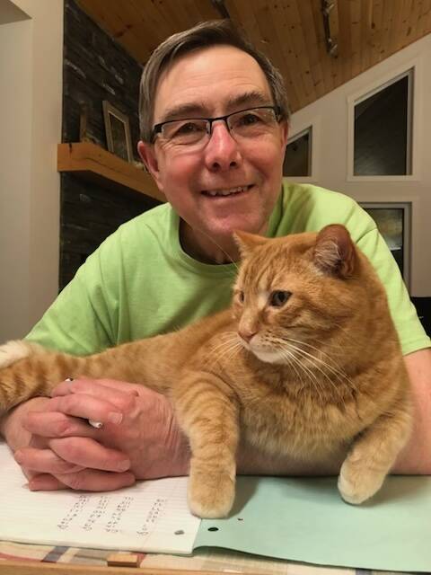 David Crawford adored his cat Oz. (Supplied)