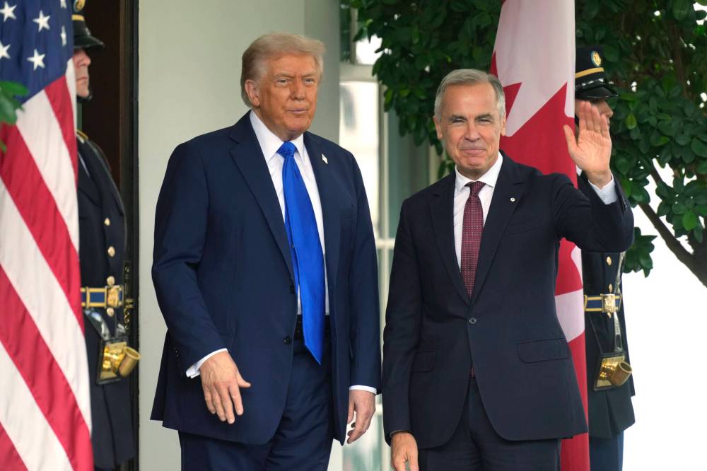 Adrian Wyld / the canadian press files
A lot has changed since U.S. President Donald Trump welcomed Prime Minister Mark Carney to the White House just three weeks ago.