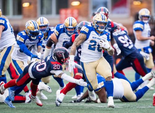 Christopher Katsarov / THE CANADIAN PRESS FILES
                                Winnipeg running back Brady Oliveira was one of the more notable players on the Bombers to voice his displeasure with the team&rsquo;s offence.
