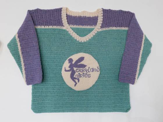 Artist Lucas Morneau created 14 jerseys for the fictional clubs of the Queer Newfoundland Hockey League. (Supplied)