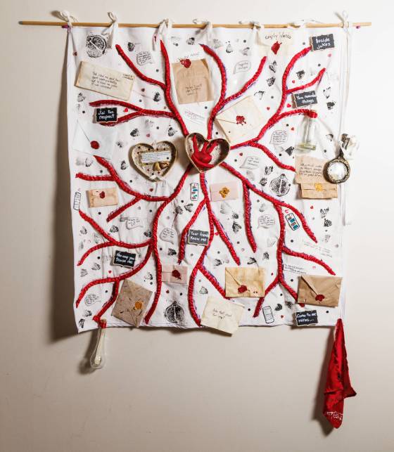 Artist Daniela Fernandez’s textile work will be on display at the WECC. (Leif Norman photo)