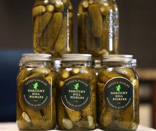 Ruth Bonneville / Free Press
                                Cathy’s Pickles has already found the spotlight, making a cameo in a TV holiday movie.