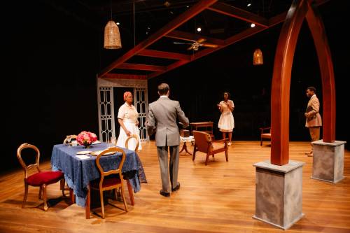 Supplied
                                The strong cast of Serving Elizabeth does an admirable job shapeshifting among their multiple roles.