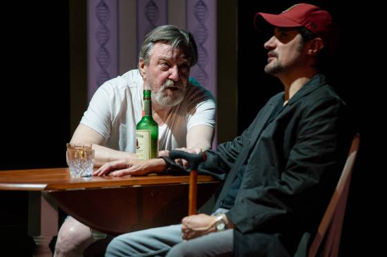 Victor Ertmanis and Rodrigo Beilfuss in A Number, which Beilfuss describes as a 