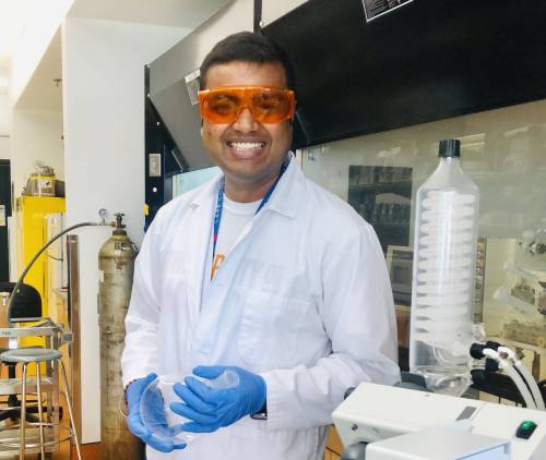 Danica Hidalgo Cherewyk photo
                                U of M medicinal chemist Nitesh Sanghai