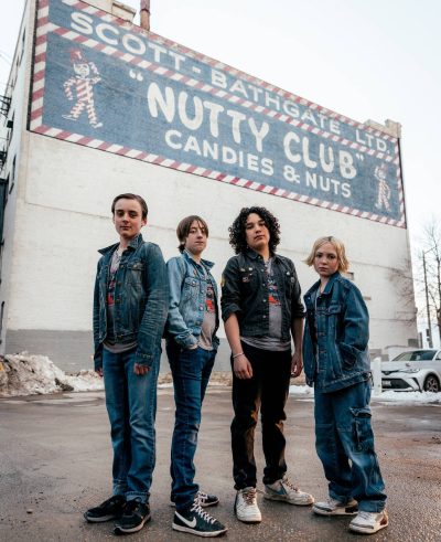 Supplied
                                We’re Only Here for the Snacks’ Bennett Erum-Rieger (from left), Sal Tait, Sebi Zurzolo and Madis Paas.