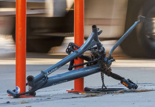 MIKE DEAL / FREE PRESS
                                The theft of bikes and bike parts can be a complex and multi-layered crime that is linked to an underground economy, street survival and drug addition.