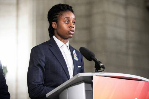 MIKAELA MACKENZIE / FREE PRESS
                                Health Minister Uzoma Asagwara