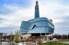 Winnipeg&rsquo;s downtown skyline with the CMHR in the foreground. The CMHR will be opening September 20, 2014. 131104 - November 4, 2013 MIKE DEAL / WINNIPEG FREE PRESS