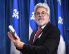 Quebec Liberal Leader Pablo Rodriguez walks in a news conference at the legislature in Quebec City, Tuesday, Nov. 25, 2025. THE CANADIAN PRESS/Jacques Boissinot