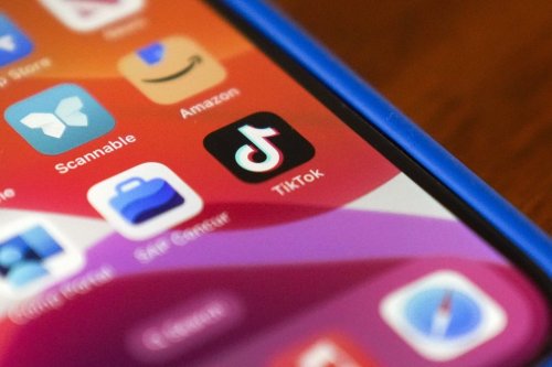 The TikTok app logo is shown on an iPhone on Friday, Jan. 17, 2025. (AP Photo/Ashley Landis)