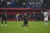 Panama's Andres Andrade, center, reacts at the end of a World Cup 2026 qualifying soccer match against Guatemala in Guatemala City, Thursday, Nov. 13, 2025. (AP Photo/Moises Castillo)