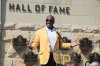 FILE - Former Pittsburgh Pirates outfielder Barry Bonds acknowledges the crowd during a ceremony for players that are part of the team's 2024 Hall of Fame class before a baseball game against the Cincinnati Reds in Pittsburgh, Aug. 24, 2024. (AP Photo/Barry Reeger, File)