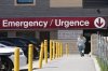 A woman walks outside St. Boniface Hospital on July 12, 2017, in Winnipeg. THE CANADIAN PRESS/John Woods