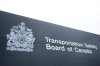 Transportation Safety Board of Canada signage is pictured outside TSB offices in Ottawa, Monday, May 1, 2023. THE CANADIAN PRESS/Sean Kilpatrick