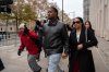 Cleveland Guardians' Luis Ortiz leaves Brooklyn federal court, Wednesday, Nov. 12, 2025, in New York. (AP Photo/Yuki Iwamura)