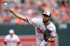 FILE - Baltimore Orioles starting pitcher Grayson Rodriguez throws during the first inning of a baseball game against the Toronto Blue Jays, July 31, 2024, in Baltimore. (AP Photo/Stephanie Scarbrough, File)