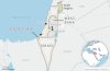 This is a locator map of Israel and the Palestinian Territories. (AP Photo)