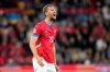 FILE - Czech Republic's Tomas Soucek reacts during the UEFA Nations League soccer match between the Czech Republic and Ukraine in Prague, Sept. 10, 2024. (AP Photo/Petr David Josek, file)