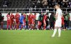 Players of Malta celebrate a goal by Jake Grech during the FIFA World Cup 2026 Group G qualifying soccer match between Finland and Malta in Helsinki, Finland, Friday, Nov. 14, 2025. (Heikki Saukkomaa/Lehtikuva via AP)