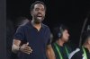 FILE - Columbus Crew head coach Wilfried Nancy calls out to his players from the sideline during the first half of an MLS soccer match against Inter Miami, Saturday, May 31, 2025, in Fort Lauderdale, Fla. (AP Photo/Rebecca Blackwell, File)