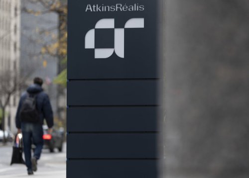 AtkinsRealis headquarters are seen in Montreal, Friday, Nov. 10, 2023. THE CANADIAN PRESS/Christinne Muschi