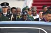 FILE - Nigerian President Bola Ahmed Tinubu, center, arrives at Beijing Capital International Airport in Beijing, Sept. 1, 2024. (Greg Baker/Pool Photo via AP, File)