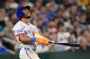 FILE - New York Mets' Cedric Mullins in action during a baseball game against the Washington Nationals, Aug. 20, 2025, in Washington. (AP Photo/Nick Wass, File)