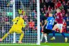 Norway's Erling Haaland, right, scores their side's 4th goal of the game during a World Cup qualifying soccer match between Norway and Estonia in Oslo, Norway, Thursday, Nov. 13, 2025. (Fredrik Varfjell/NTB Scanpix via AP)