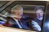 Russian President Vladimir Putin, left, and Indian Prime Minister Narendra Modi sit inside a limousine as they arrive at the Indian Prime Minister office in New Delhi, India, on Thursday, Dec. 4, 2025. (Alexander Kazakov, Sputnik, Kremlin Pool Photo via AP)