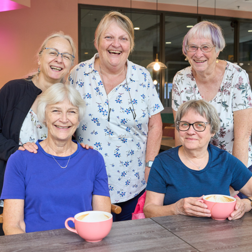Meeting over coffee, connecting through care