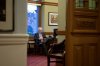 B.C. Conservative Leader John Rustad checks his phone in the Office of the Speaker at the B.C. Legislature in Victoria, on Wednesday, Dec. 3, 2025. THE CANADIAN PRESS/Chad Hipolito