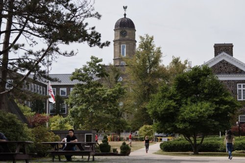The Henry Hicks Building, which has loomed over Dalhousie University since 1951, is seen in Halifax, Wednesday, Aug. 20, 2025. The building is one of 22 Dalhousie properties being recommended for a heritage evaluation. THE CANADIAN PRESS/Darren Calabrese