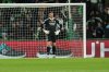 Real Madrid's goalkeeper Thibaut Courtois reacts after Elche's Alvaro Rodrigue scored his side's second goal during the Spanish La Liga soccer match between Elche and Real Madrid in Elche, Spain, Sunday, Nov. 23, 2025. (AP Photo/Alberto Saiz)
