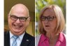 FILE - This photo combo shows candidates for Mayor of Miami, from left, Republican Emilio Gonzalez and Democrat Eileen Higgins. (AP Photo/File)