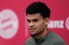 Bayern's Luis Diaz arrives for a training session in Munich, Germany, Tuesday, Nov. 25, 2025, ahead of the Champions League opening phase soccer match between Arsenal London and FC Bayern. (AP Photo/Matthias Schrader)