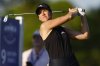 Linn Grant tees off on the ninth hole during round two of the Annika LPGA tournament on Friday, Nov. 14, 2025, in Belleair, Fla. (Luis Santana/Tampa Bay Times via AP)