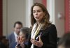 Quebec Treasury Board President France-Élaine Duranceau responds to the Opposition during question period at the legislature in Quebec City, Tuesday, Dec. 2, 2025. THE CANADIAN PRESS/Jacques Boissinot