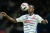 FILE - Strasbourg's Emanuel Emegha controls the ball during the French League One soccer match between Paris Saint-Germain and Strasbourg at the Parc des Princes in Paris, Saturday, Oct. 19, 2024. (AP Photo/Christophe Ena, file)