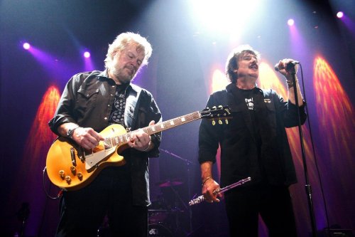 Randy Bachman, left, and Burton Cummings perform in this undated handout photo. THE CANADIAN PRESS/Handout - The Guess Who