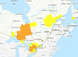 Environment Canada adds colour coding to weather alerts